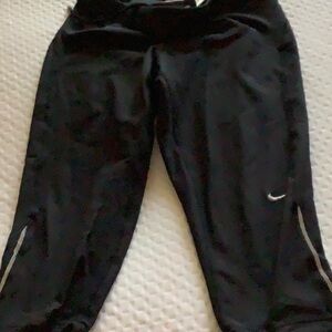 Nike Black Sweatpants with Reflective Details